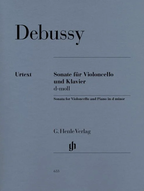 Henle Verlag Debussy C. – Sonata For Violoncello And Piano