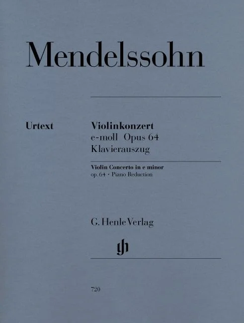 Henle Verlag Mendelssohn B F. – Violin Concerto E Minor Op. 64