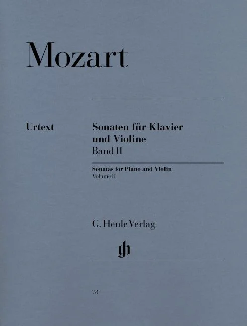 Henle Verlag Moz W.A. – Sonatas For Piano And Violin, Volume Ii