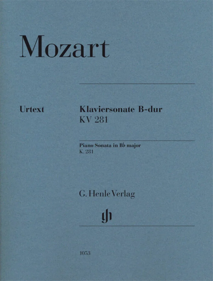 Henle Verlag Mozart W.a. – Piano Sonata KV 281 B-dur