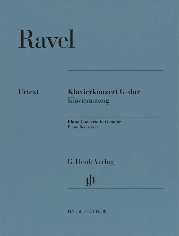 Henle Verlag Ravel Maurice – Concerto Pour Piano En Sol Majeur