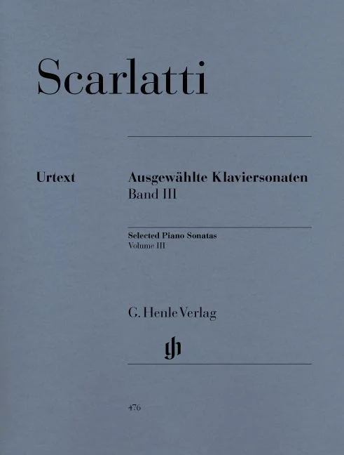 Henle Verlag Scarlatti D. – Selected Piano Sonatas, Volume Iii