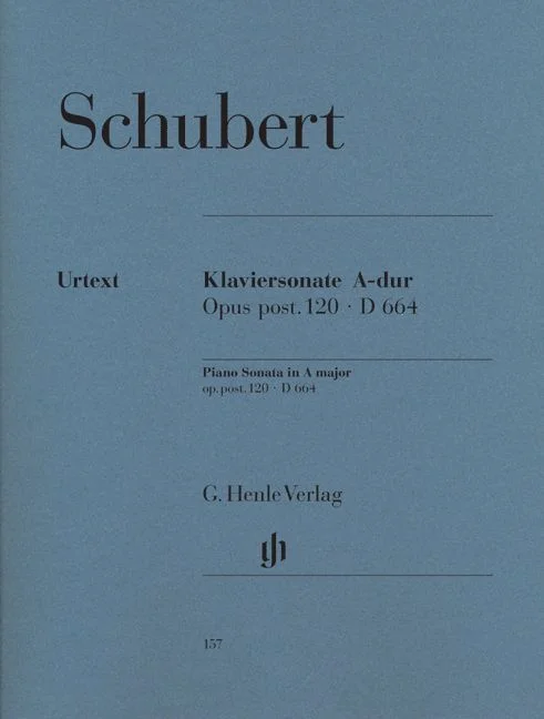 Henle Verlag Schubert F. – Piano Sonata A Major, Op. Post. 120 D 664 – Piano