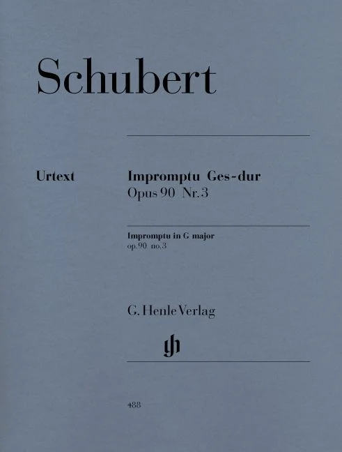 Henle Verlag Schubert F. – Romptu G Flat Major Op. 90,3 D 899