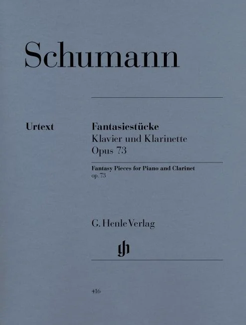 Henle Verlag Schumann R. – Fantasy Pieces For Piano And Clarinet (or Violin Or Violoncello) Op. 73