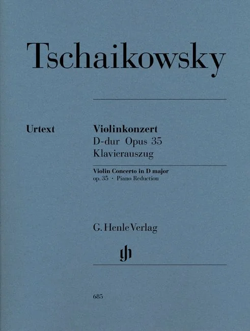 Henle Verlag Tschaikowsky P.i. – Violin Concerto Op. 35