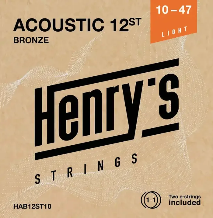 Henry‘s 12ST Bronze 10-47 Cordes de guitares acoustiques
