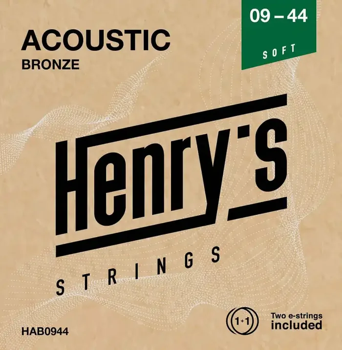 Henry‘s Bronze 09-44 Cordes de guitares acoustiques