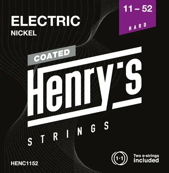 Henry‘s Coated Nickel 11-52 Cordes pour guitares électriques