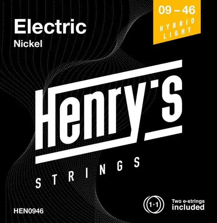 Henry‘s Nickel 09-46 Cordes pour guitares électriques