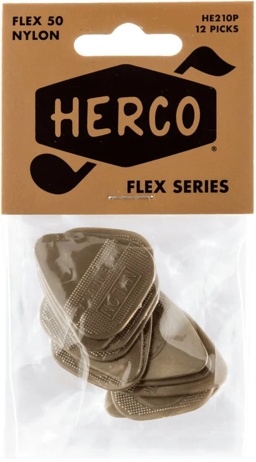 Herco Sachet de 12 Médiators Nylon Medium