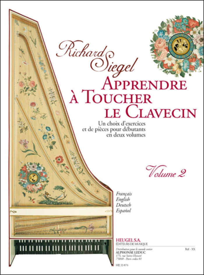 Heugel Siegel Richard – Apprendre A Toucher Le Clavecin Vol.2