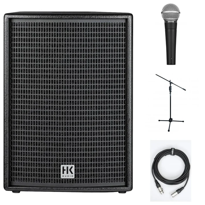 HK Audio Pack Karaoke Move 8 + 2X SM58 + 2X MIC150 + 2X XLR 6M
