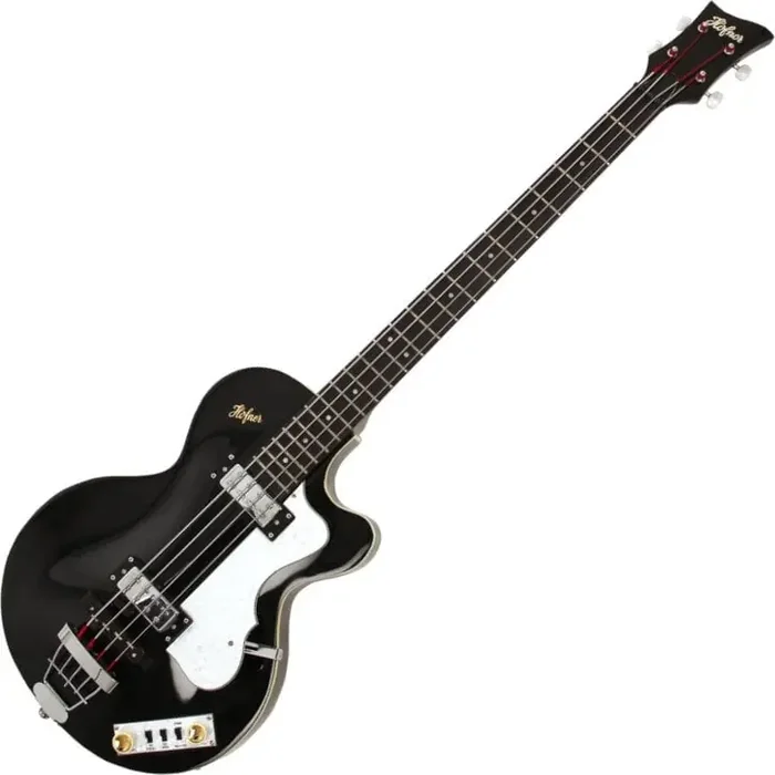 Höfner Club Bass Ignition Transparent Black Basse électrique
