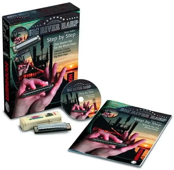 Hohner Step by Step Blues Starter Set German Harmonica diatonique