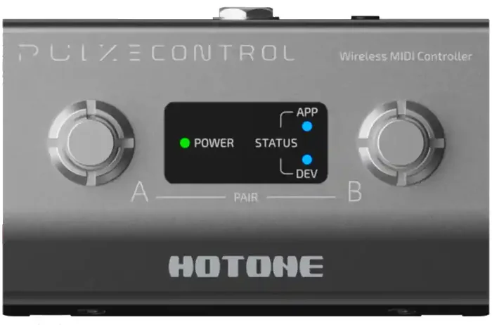 Hotone Pulze Control Pédalier pour ampli guitare