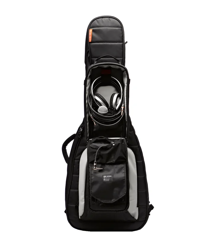 Housse pour Guitare Folk MONO M80-TICK-V2-BLK – Étui de transport modulaire – The Tick 2.0 – noir