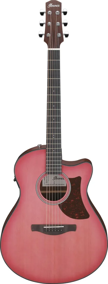 IBANEZ AAM50CE Coral Red Burst Open Pore