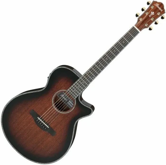 Ibanez AEG74-MHS Mahogany Sunburst Guitare Dreadnought acoustique-électrique