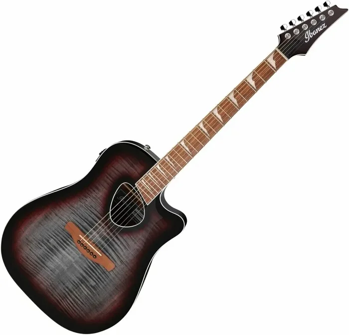 Ibanez ALT30FM-RDB Red Doom Burst Guitare Dreadnought acoustique-électrique