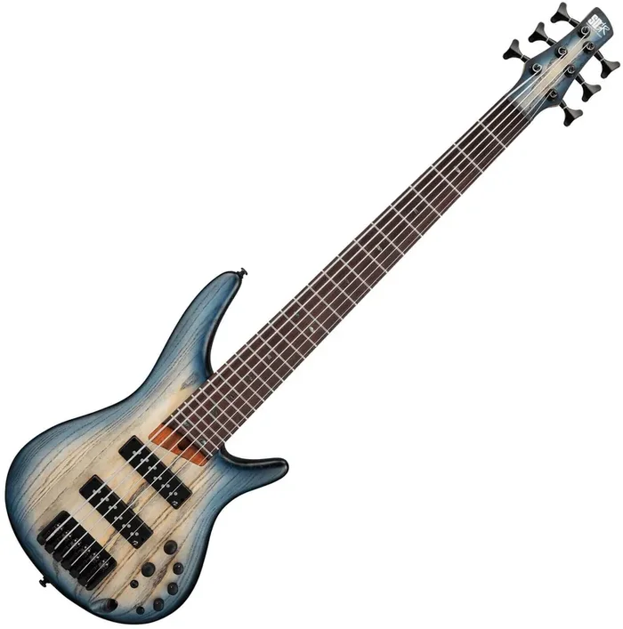 Ibanez SR606E-CTF Cosmic Blue Starburst Basse 6 cordes