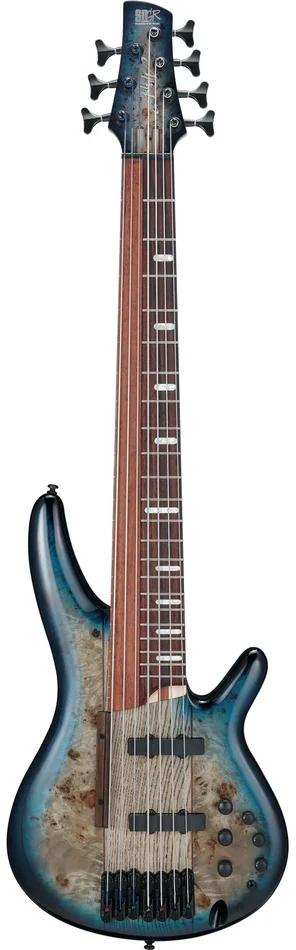IBANEZ SRAS7-CBS Cosmic Blue Starburst Bass Workshop