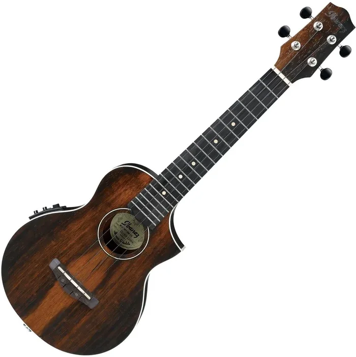 Ibanez UEW13MEE-DBO Natural Ukulélé concert