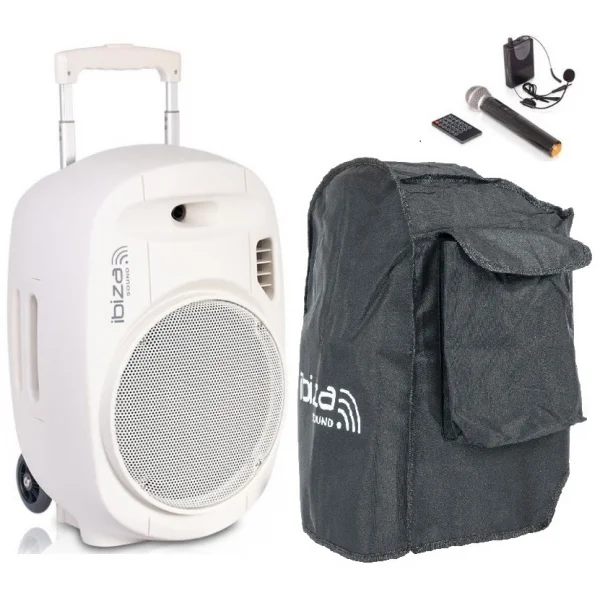Ibiza Sound PORT12UHF-MKII-WH