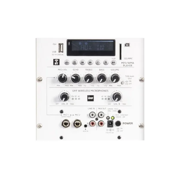 Ibiza Sound PORT12UHF-MKII-WH – Image 3