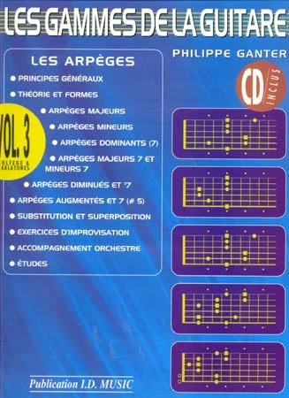 ID Music Ganter Philippe – Les Gammes De La Guitare Vol.3 + CD