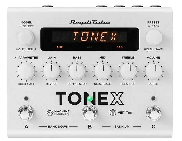 IK Multimedia ToneX Pedal Aniversary LTD White Ampli guitare