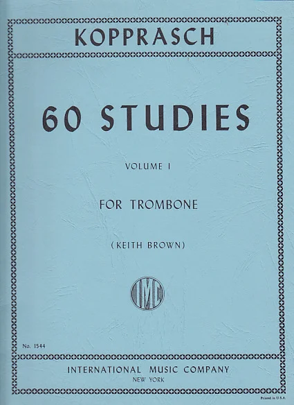 IMC Kopprasch C. – 60 Studies Vol.1 For Trombone