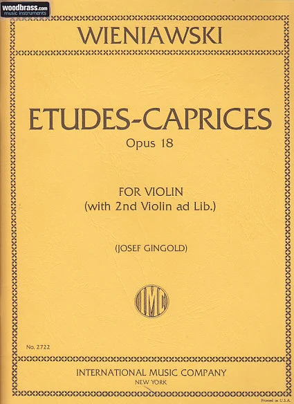 IMC Wieniawski – ETUDES-caprices Op.18