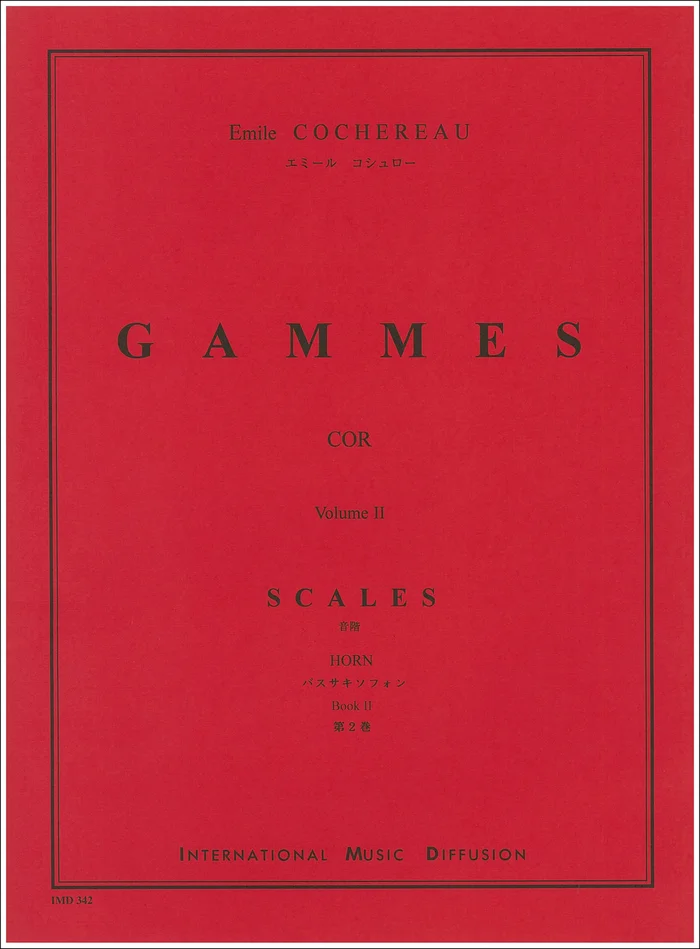 IMD ARPEGES Cochereau – Gammes Vol II – Cor