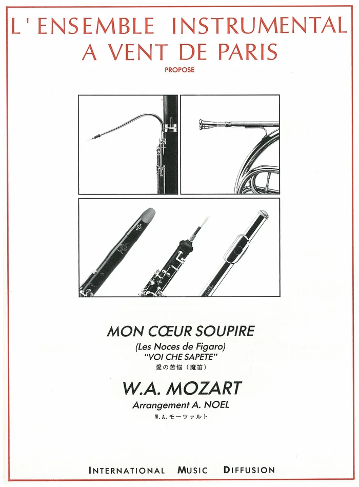 IMD ARPEGES Mozart – Mon Coeur Soupire – Quintette À Vent
