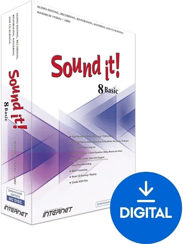 Internet Co. Sound it! 8 Basic (Win) (Produit numérique)