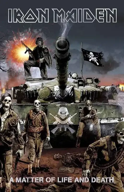 Iron Maiden A Matter Of Life And Death Drapeau