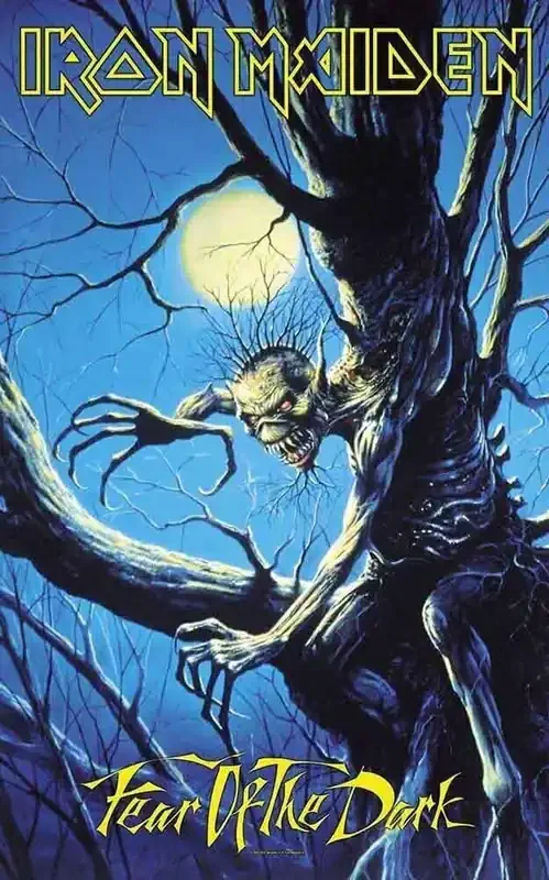 Iron Maiden Fear of the Dark Drapeau