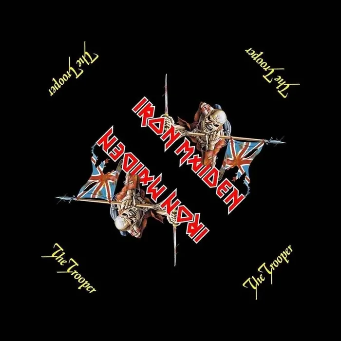 Iron Maiden Foulard The Trooper Black