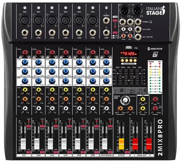 Italian Stage 2MIX8PRO Table de mixage analogique