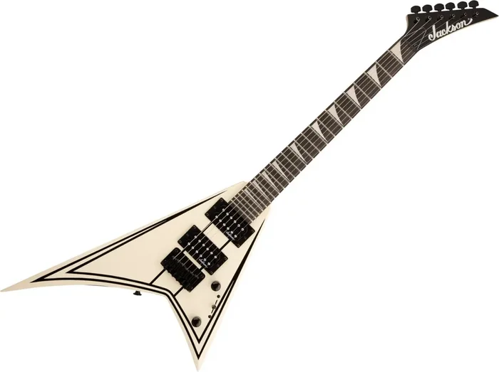 Jackson JS Series RR Minion JS1XM MN Snow White with Black Pinstripes Guitare électrique