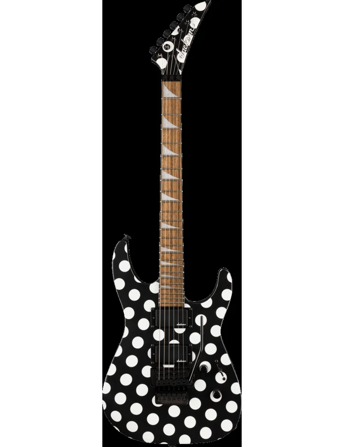 Jackson X series Soloist SLX DX LRL polka dot