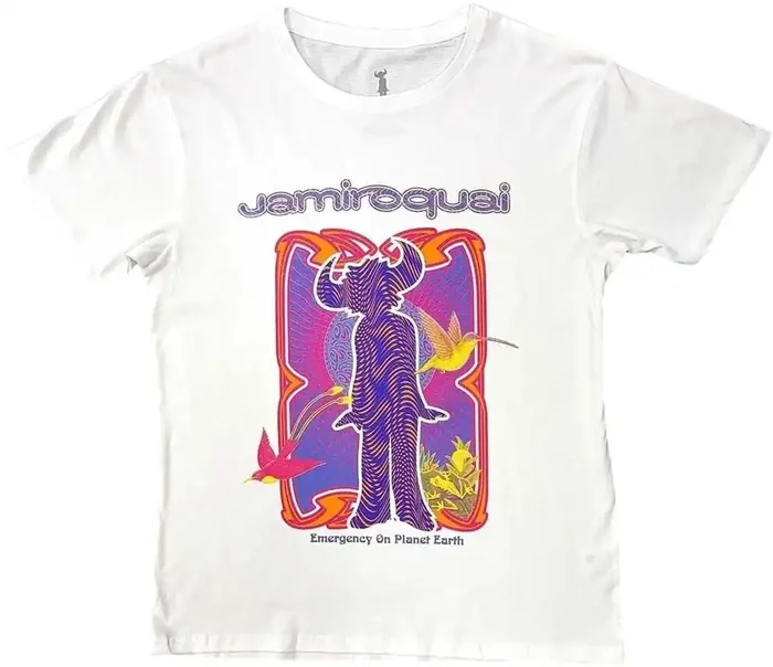 Jamiroquai T-shirt Emergency Unisex White L