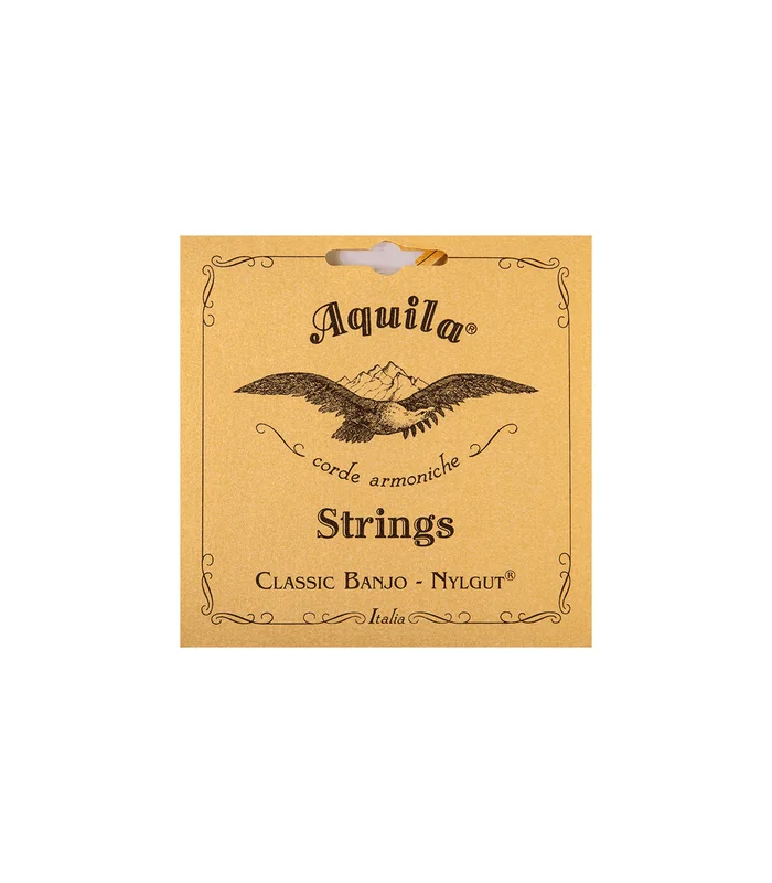 Jeu de Cordes pour BANJO AQUILA 5B – Old Style, Tout Nylgut, Medium