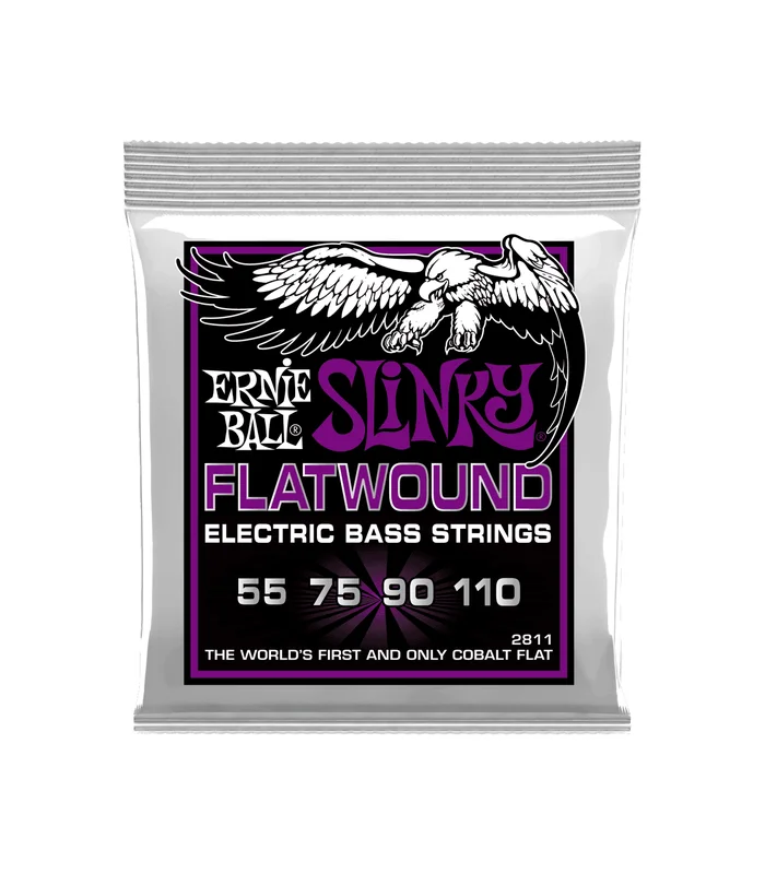 Jeu de Cordes pour Basse Electrique Ernie Ball 2811 Power slinky 55-75-90-110
