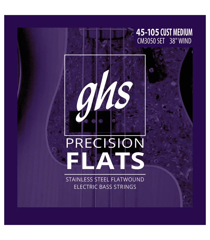 Jeu de Cordes pour Basse Electrique GHS 3050CM – Custom Medium 45-60-80-105