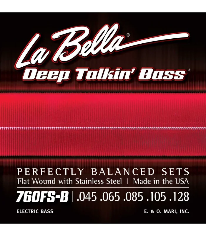 Jeu de Cordes pour Basse Electrique LA BELLA DEEP TALKIN FL 45-128