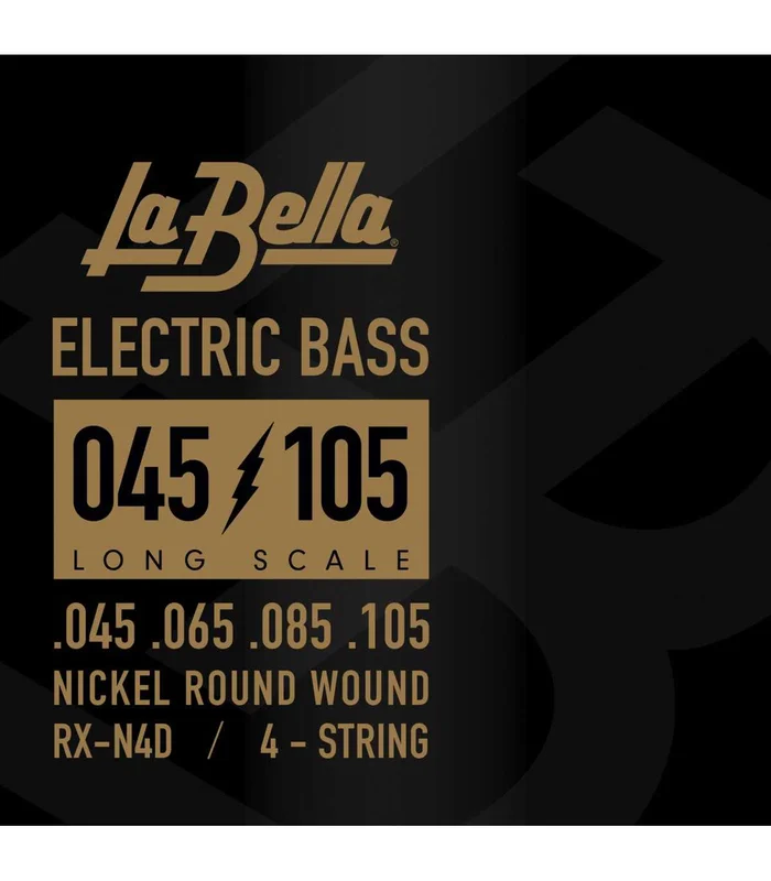 Jeu de Cordes pour Basse Electrique LA BELLA RX NICKEL 45-105