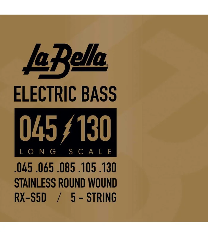 Jeu de Cordes pour Basse Electrique LA BELLA RX STEEL 45-130
