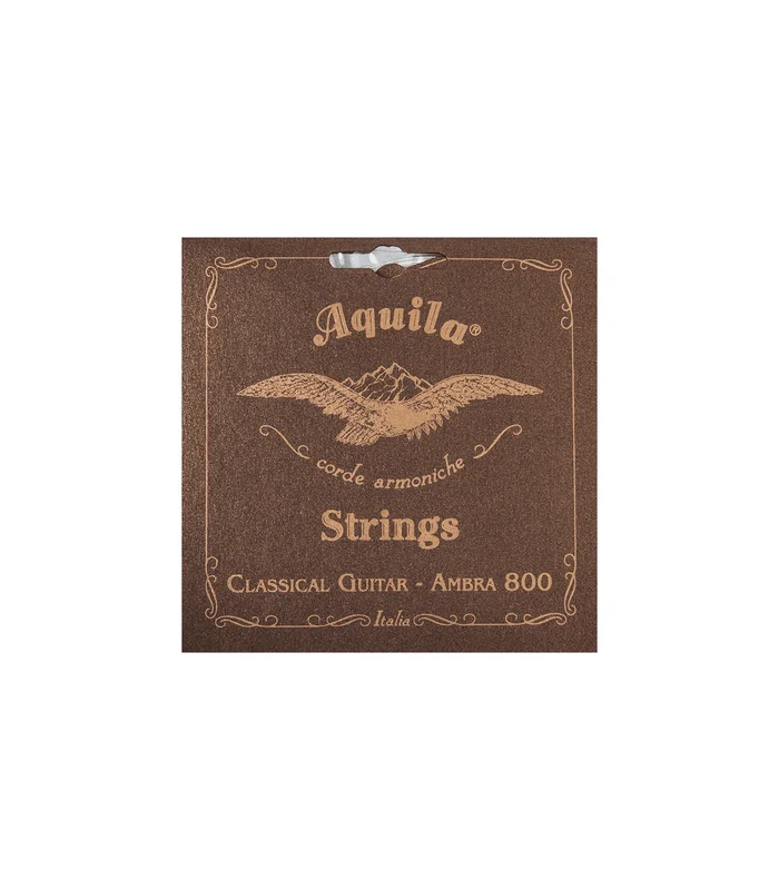 Jeu de Cordes pour Guitare Classique AQUILA 82C – Ambra 800 Guitare Romantique XIXe siècle
